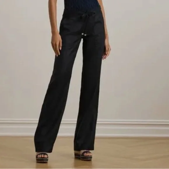 Lauren Ralph Lauren Women's Wide-Leg
Linen Pants - Picture 5 of 6